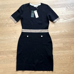 NWT Black knitted dress by HOBBS LONDON never worn perfect condition USA size 8